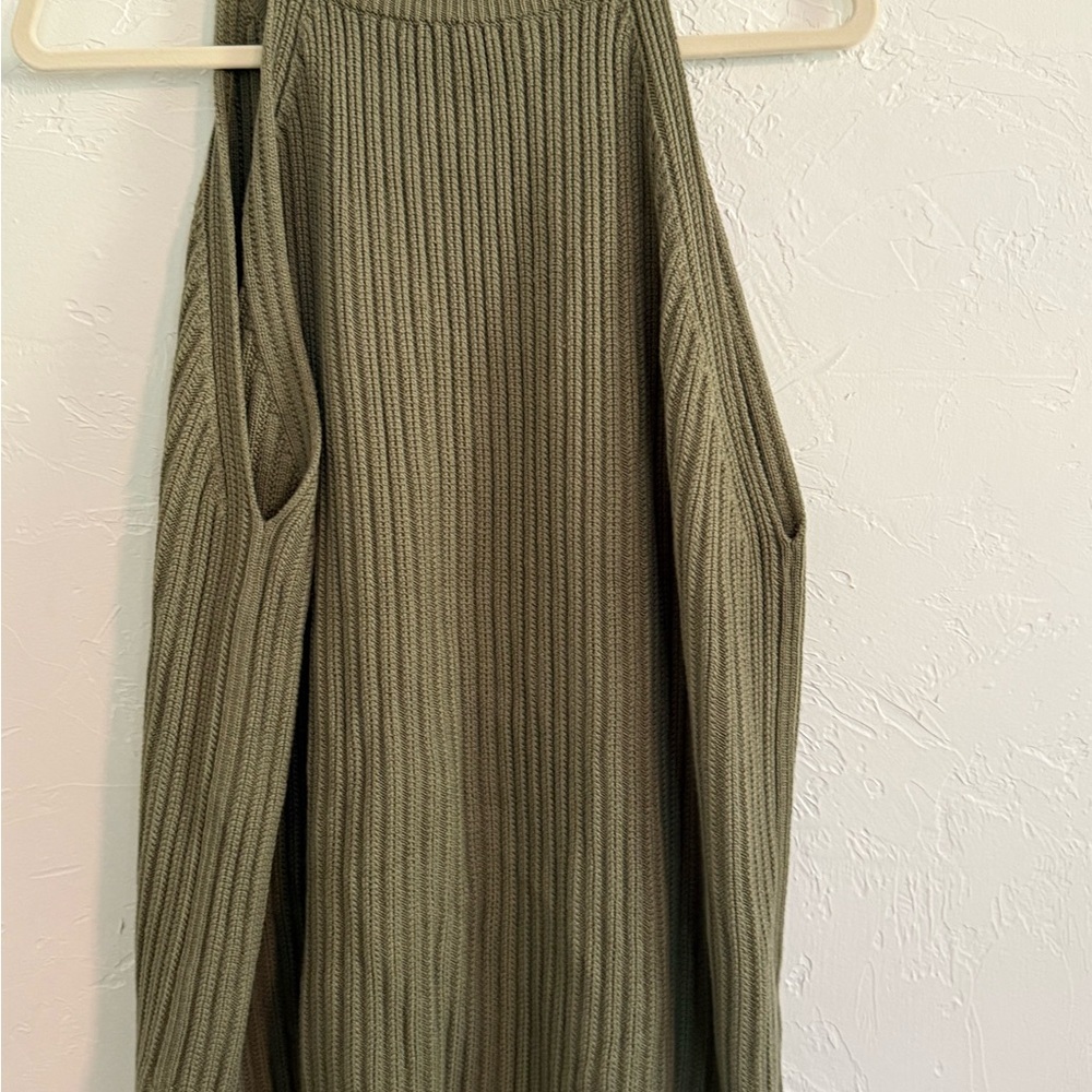 Tommy Bahama Ribbed Knit High Neck Tank Top L - Picture 2 of 6